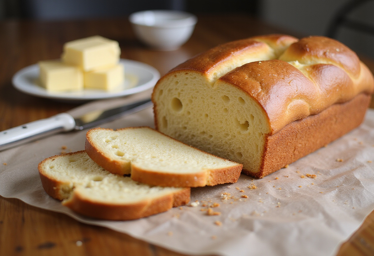Delicious sliced keto bread, perfect for a low-carb diet.