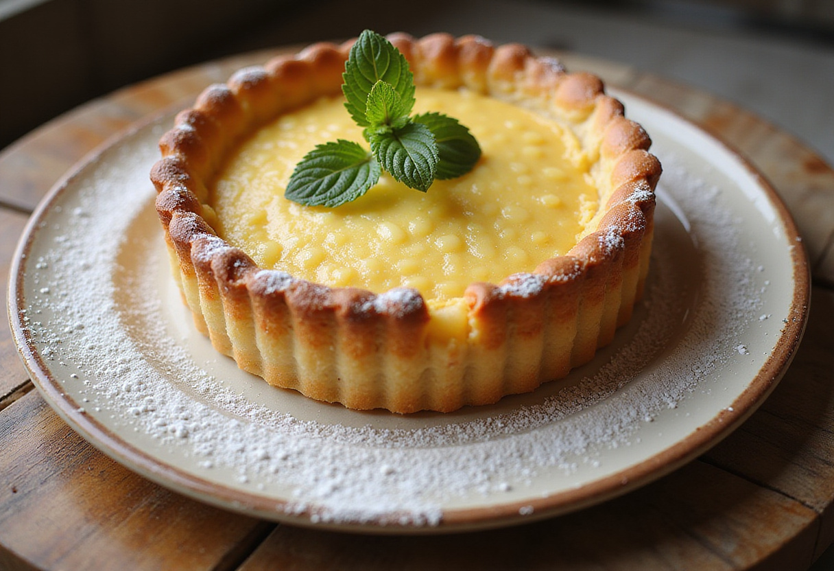 Grandma's style Thermomix Tarta De Queso, a traditional homemade cheesecake.