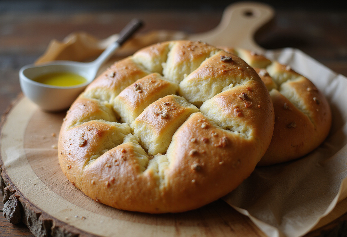 Freshly baked Pan De Cristal with large air pockets and crispy crust.