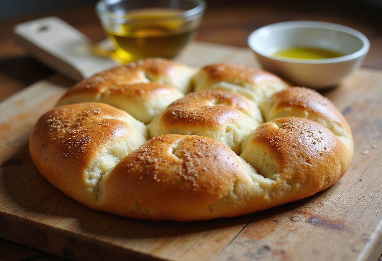 Freshly baked Pan De Cristal with large air pockets and crispy crust.