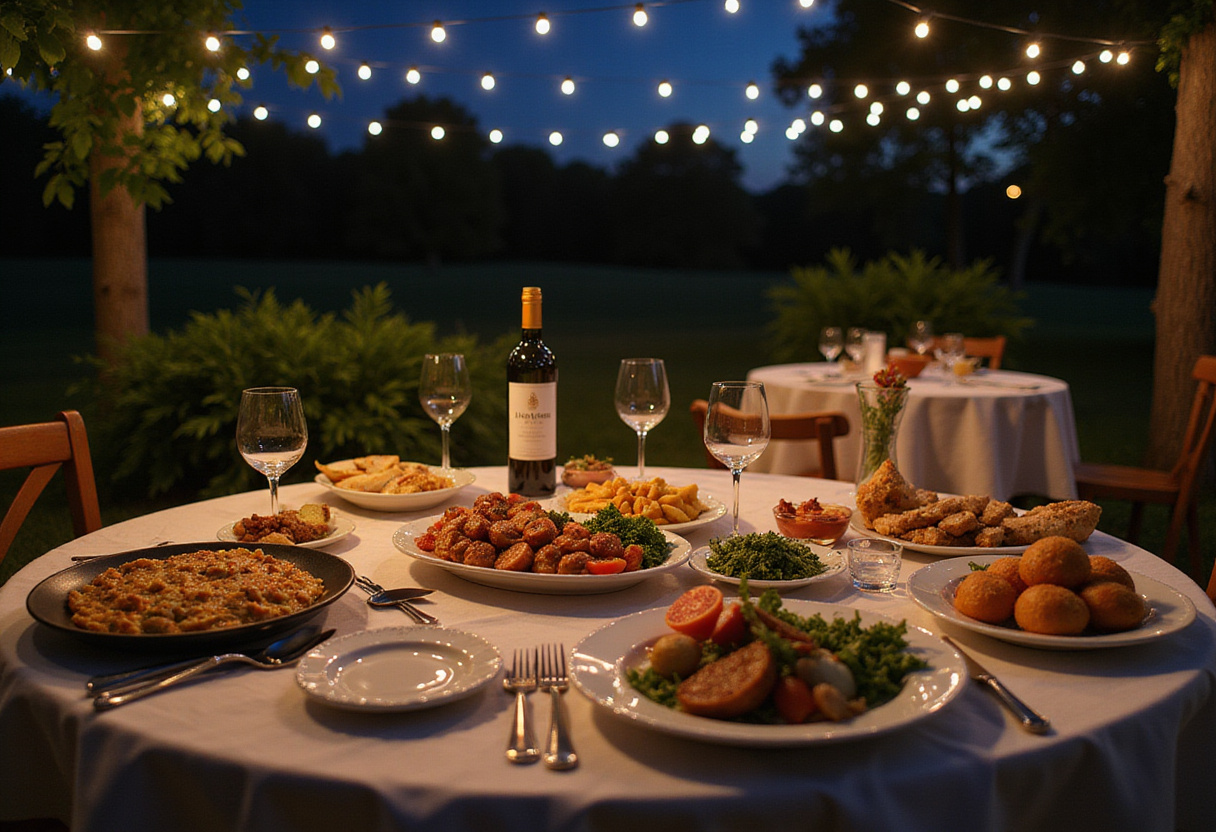 Cenas de verano organizadas al aire libre, perfectas para disfrutar en compañía.