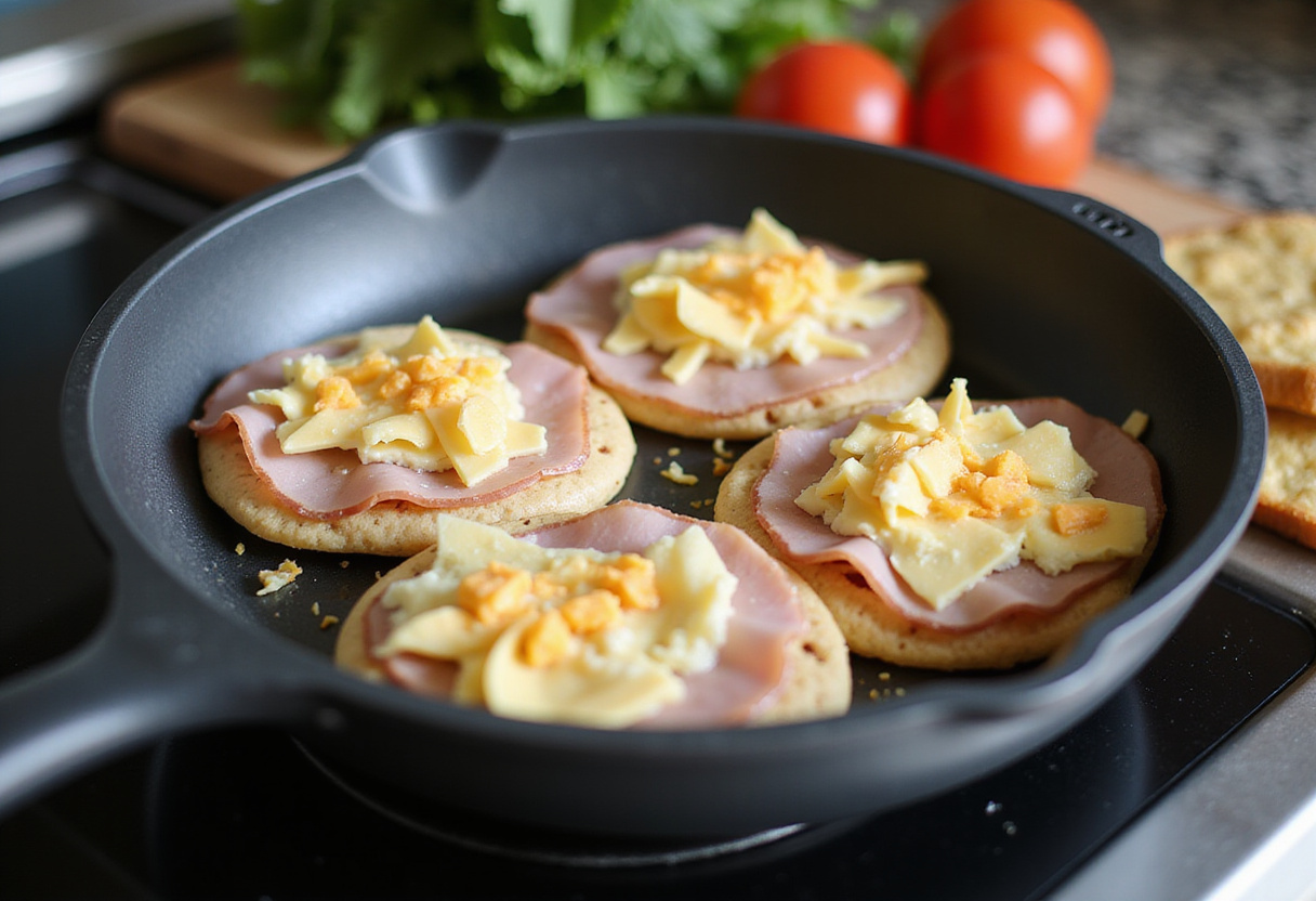 Tortillas e ingredientes preparados para hacer sincronizadas con dip de aguacate.
