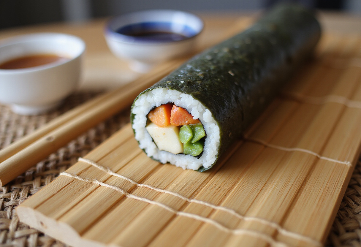 Temaki personalizados listos para disfrutar, mostrando los vibrantes ingredientes en su interior.