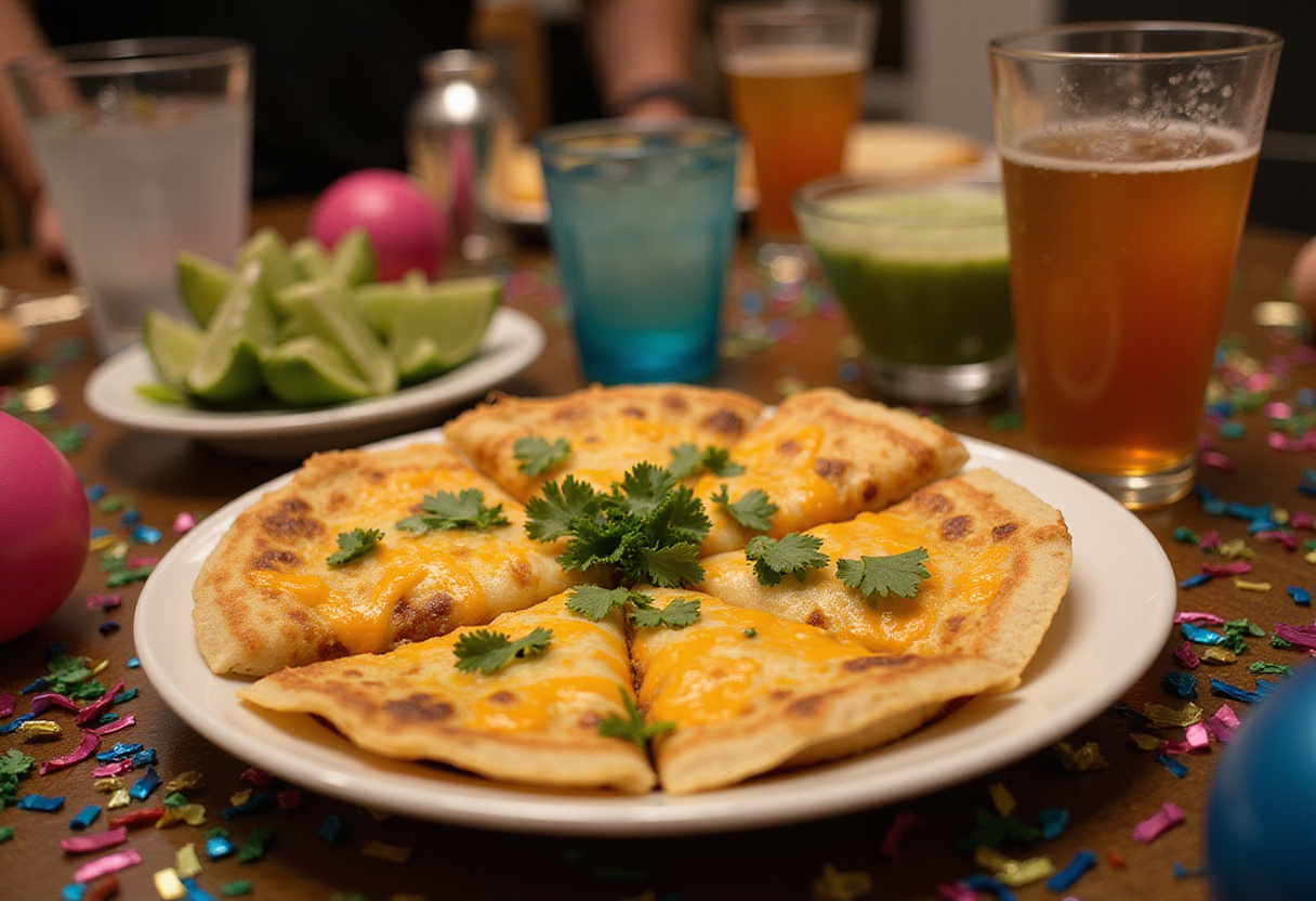 Plato acabado de Fiesta de Comida 'Juego de Gemelas', ideal para celebraciones llenas de diversión y nostalgia.