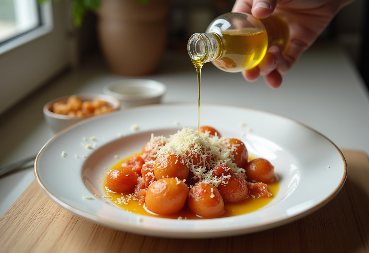 Pasta con espinaca garnished with parmesan for a comforting meal.