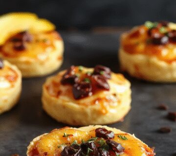 Delicadas trufas de color naranja y crema, cubiertas con una fina capa de cacao en polvo, presentadas en un plato blanco sobre una mesa de madera, rodeadas de trozos de calabaza y queso crema, con una textura suave y apetecible.