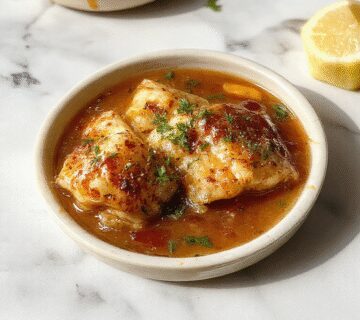 Plato de costillas cortas de res tiernas y suculentas en una olla de cocción lenta, glaseadas con salsa brillante y caramelizada, acompañadas de verduras cocidas que complementan la presentación elegante y apetitosa.