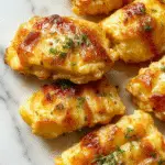 Plato de tiras de pollo doradas y crujientes dispuestas en un plato blanco, acompañadas de guarniciones frescas y verduras coloridas en un fondo neutro, con una textura apetitosa y apariencia crujiente.