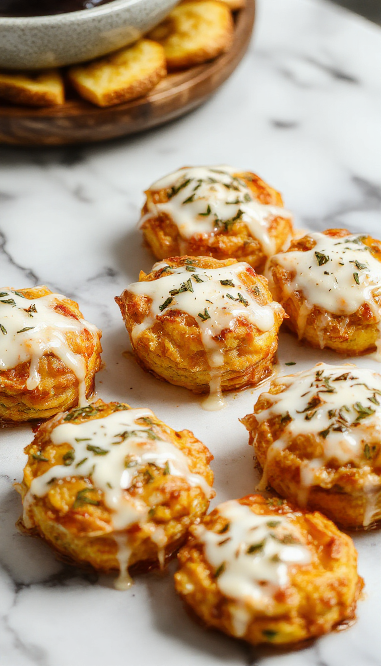 Golden-brown pumpkin cookies with a light, slightly cracked surface topped with a smooth, creamy cheese frosting glaze, arranged on a rustic white plate with a sprinkle of cinnamon around the edges. The cookies are round, slightly thick, with a warm, inviting hue, and the glaze adds a shiny, delicate finish.