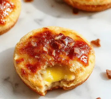 Close-up of golden-brown Galletas de Crème Brûlée arranged on a white elegant plate with a caramelized sugar topping glistening under soft light. The cookies reveal a creamy filling with hints of lemon zest visible through a slightly cracked surface, accented by a drizzle of honey and a few citrus zest specks for decoration.
