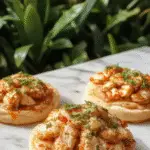 A vibrant plate featuring a golden-brown tostada topped with shredded roast chicken, fresh lettuce, sliced tomatoes, and drizzled with creamy sauce. The tostada is crispy, garnished with herbs, and served on a rustic ceramic plate, with colorful sides of vegetables and lime wedges in the background.